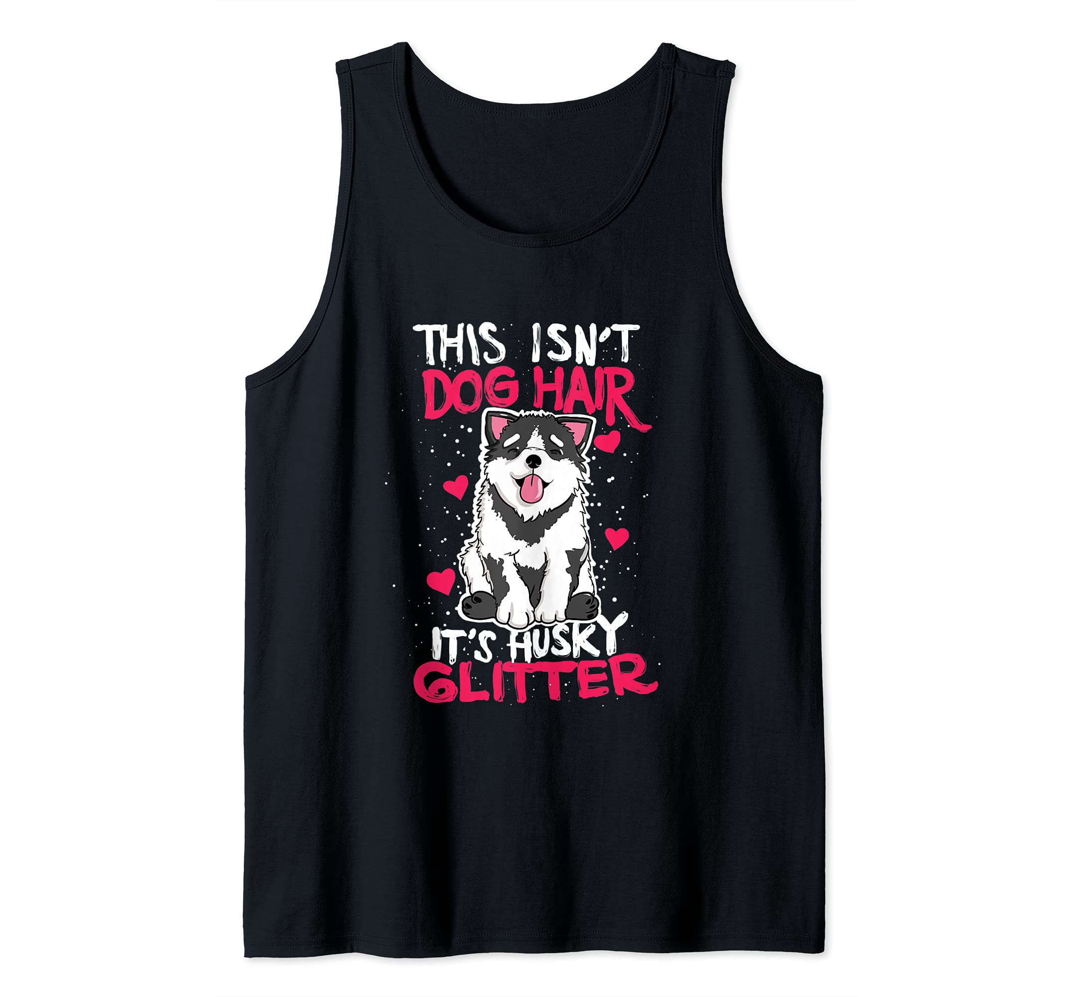Siberian Husky Dog Hair Tank Top