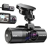 Vantrue N4 3 Channel 4K Dash Cam, 4K+1080P Front and Rear, 4K+1080P Front and Inside, 1440P+1080P+1080P Three Way Triple Car 