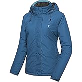 Little Donkey Andy Women's Waterproof Ski Snowboarding Jacket Windproof Warm Coat with Detachable Hood