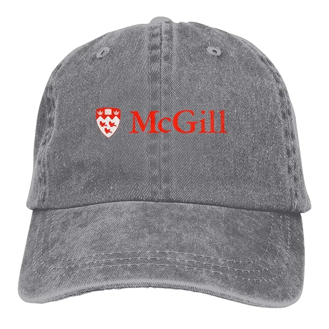 Buy Myzly McGill University Logo Denim Fabric Adjustable Fashion