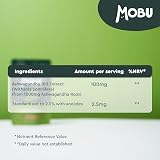 MOBU Ashwagandha 1000mg 120 Tablets High Strength Ayurvedic Vegan GMP view 3