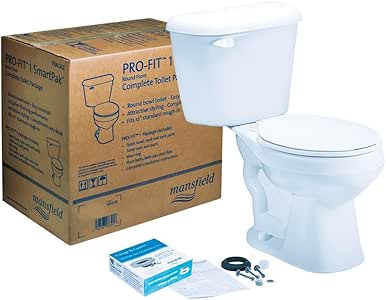 Mansfield 4130CTK Pro-Fit 1.28gpf Toilet Kit, White - Two Piece Toilets