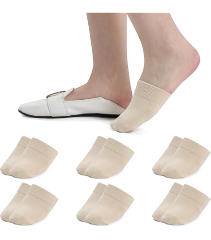 Graceangie Women's Five Toe Socks – Yoga & Sports Half-Toe Socks With Toe Separators (Cotton Spandex, One Size)