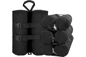 JOROHIKER Plus Size Weight Bags(240 lbs) for Pop up Canopy Tent, 1680D Heavy Duty Leg Weights Sand Bags for Instant Outdoor Sun Shelter Canopy, Set of 4