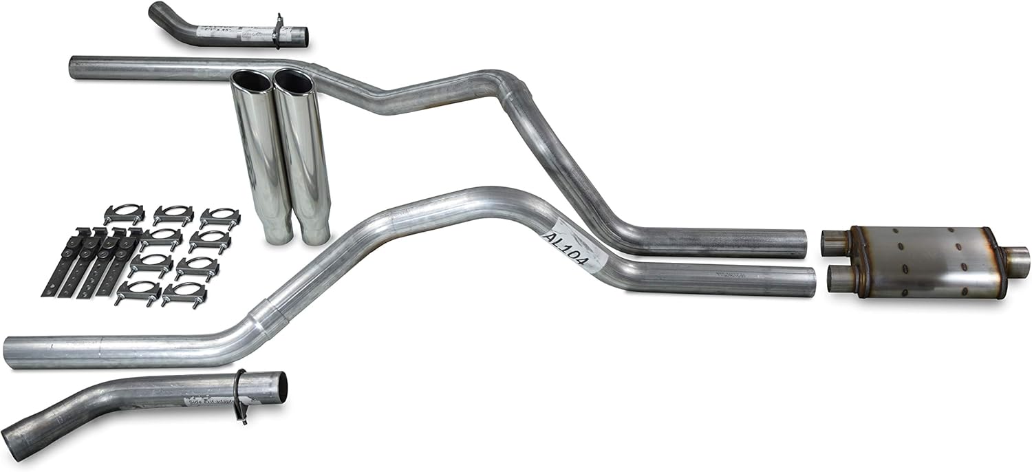 Truck Exhaust Kits Shop Line dual exhaust system 2.5 AL pipe Magnaflow 2.5