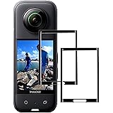 Draduo Curved Screen Protector for Insta360 X3,Tempered Glass Film for Insta360 X3 Accessories (2 PCS)