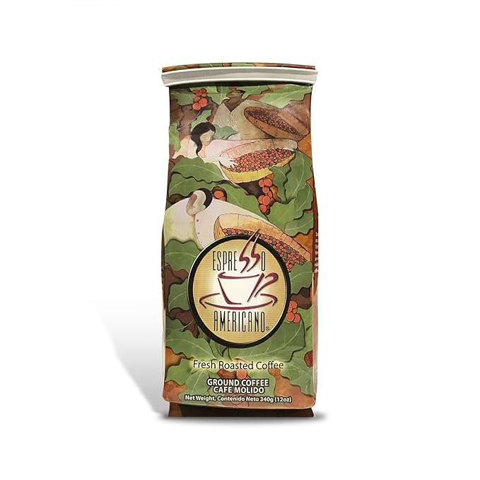 Cafe Espresso Americano Fresh Roasted Ground
