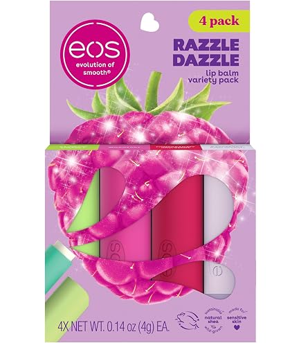 Amazon.com: eos Lip Balm Gift Set- Razzle Dazzle, Limited-Edition