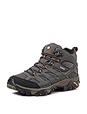 Merrell Men's High Rise Hiking Boots, Black, 12