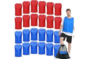 Antoyo Soccer Pinnies Youth with Numbers Scrimmage Team Practice Vests Pennies Jerseys for Basketball Soccer Football Bibs