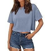 Trendy Queen Women's Short Sleeve Crop T-Shirt