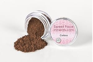 SWEET FACE MINERALS BROWN EYE LINER Shadow Mineral Makeup Bare Eyes Matte Loose Powder Cover