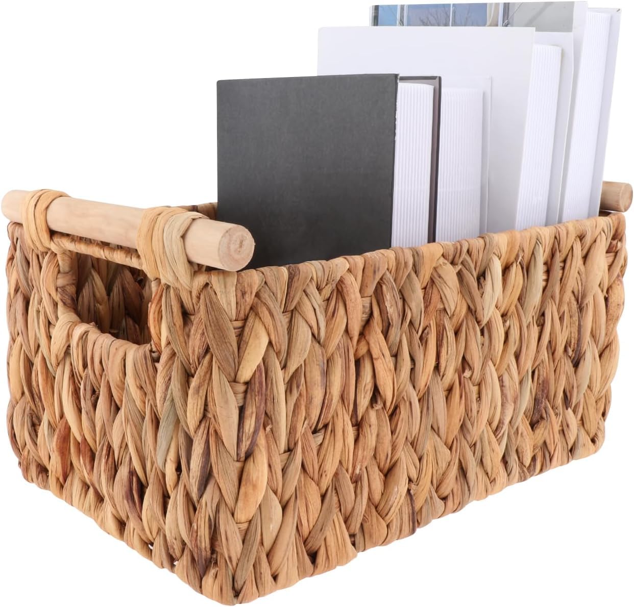 Woven Basket, Basket Organizing Decorative Storage Bin, Sundries Organizer Basket for Cabinet, Bathroom, Sundries