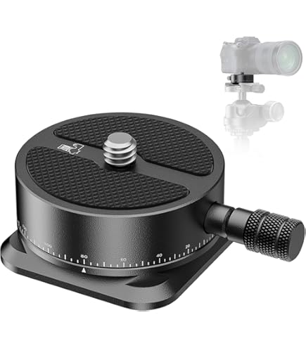 thumbnail: PH3 Monopod Gimbal Kop – CNC Aluminium, Arca Swiss Plaat – Maximale Belasting 10 Kg, Voor Telelenzen