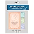 DaySpring - Praying for You King James Version - 4 Design Assortment with Scripture - 12 Boxed Cards and Envelopes (J5120)