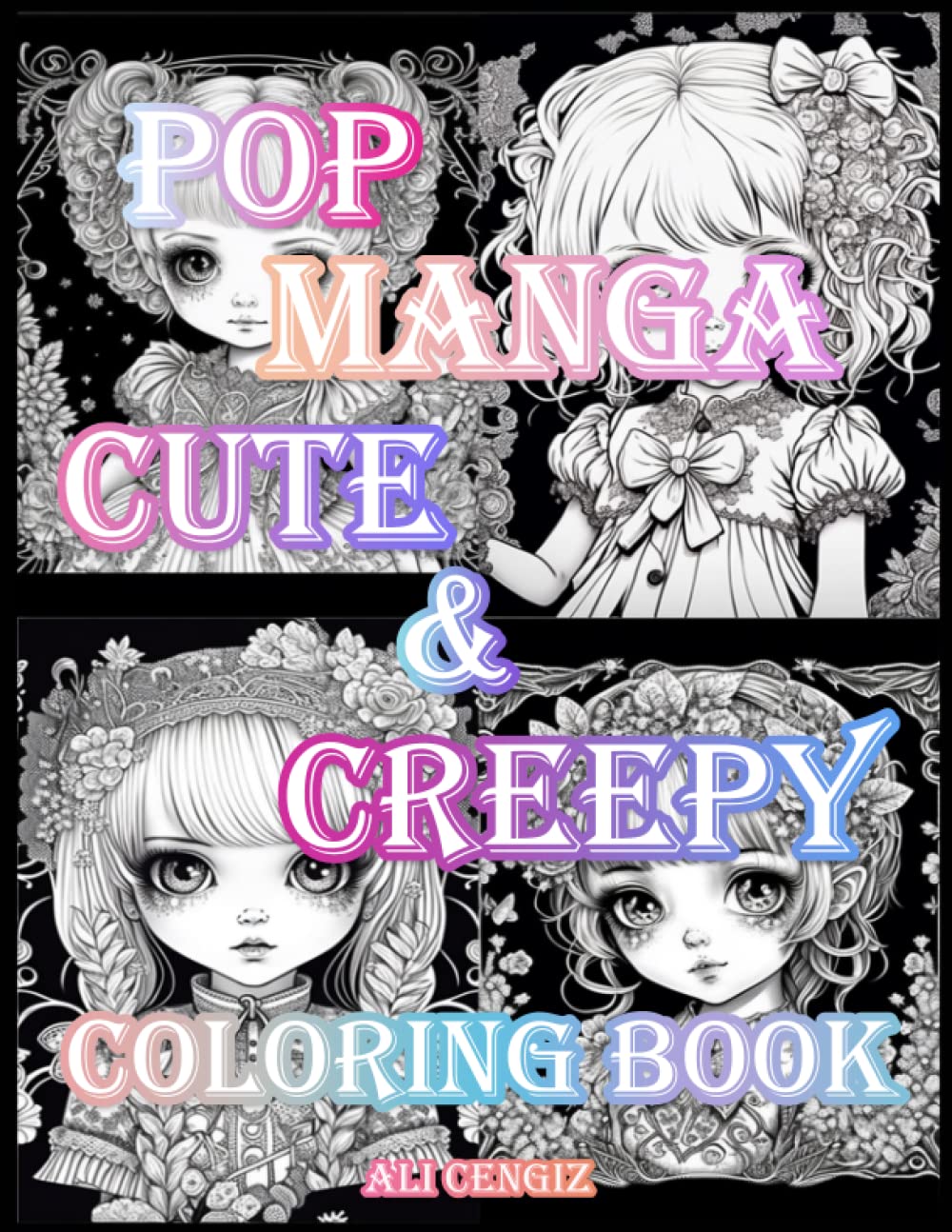 Mua Pop Manga Cute And Creepy: A Coloring Book for Manga And Creepy ...