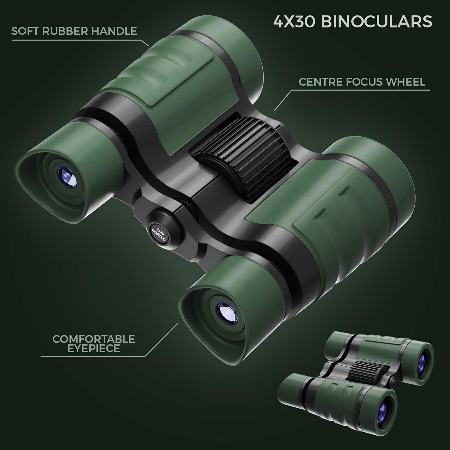 Explorer Kit for Kids - Camping Gear & Outdoor Exploration Gift - Inc: Binoculars, Fan, Magnifying Glass, Crank Flashlight, 5-in-1 Multi Tool & Beautiful Case - Gifts for 4-7 Year Old Boys & Girls: Toys & Games
