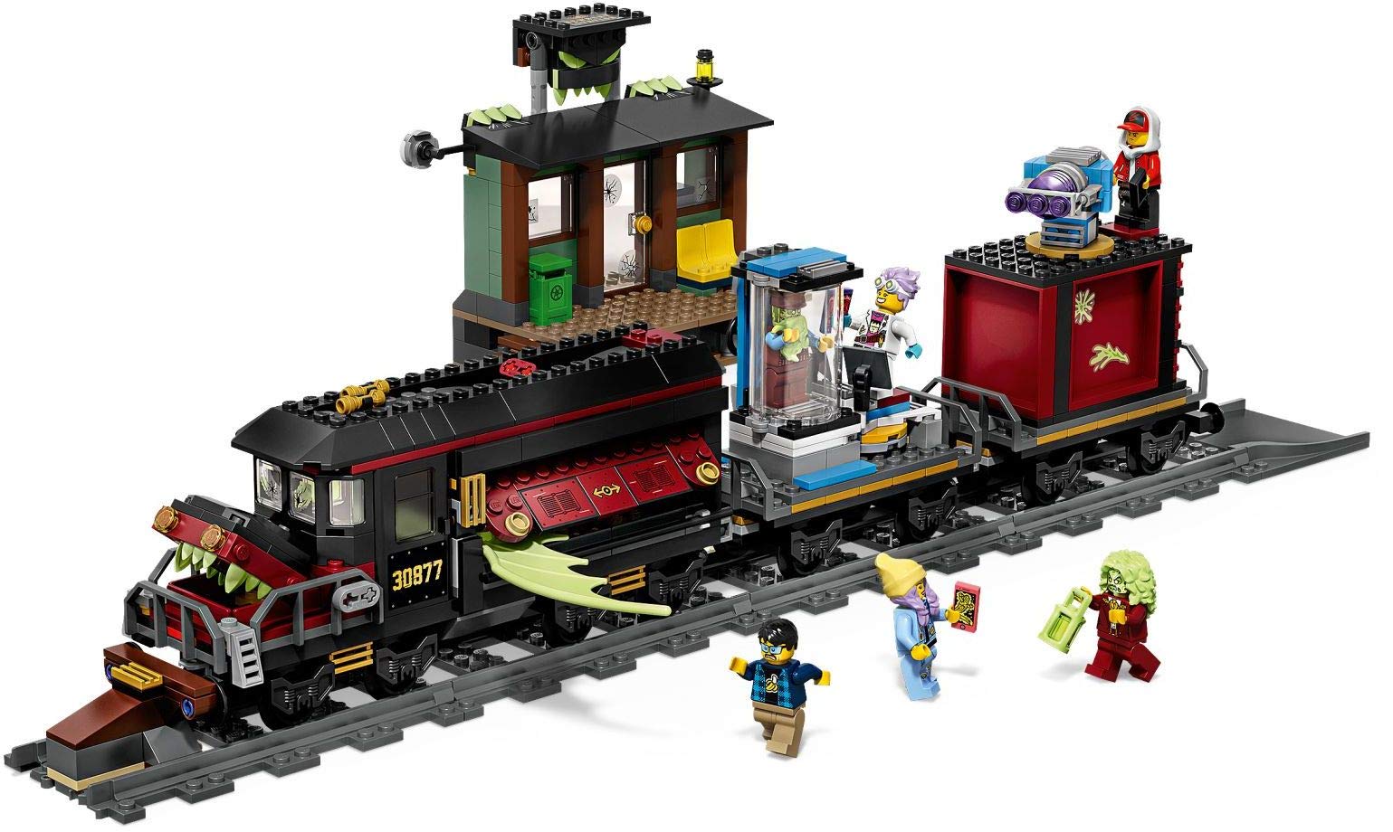 LEGO Hidden Side 70424 Ghost Train Express Construction Set, AR Games app, Toys for 8 Years Old Boys and Girls, Interactive Augmented Reality Ghost Playset with 5 minifigures