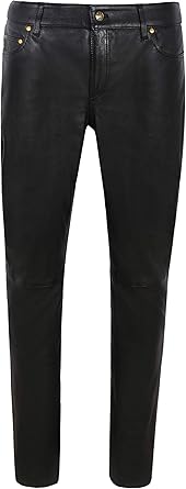 ladies black biker jeans