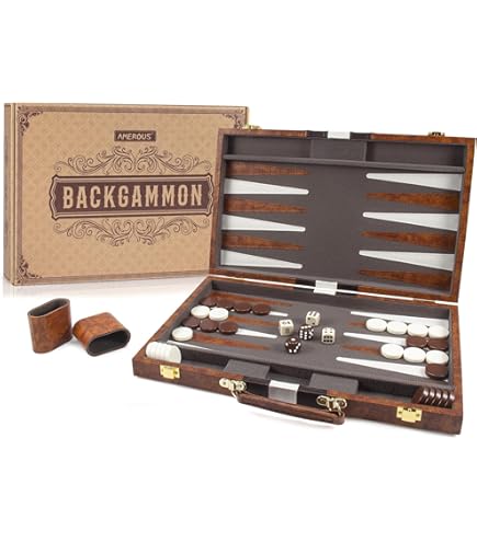 PHILIPPI Giovanni Backgammon & TicTacToe - Wendespiel Aus MDF Buchenoptik