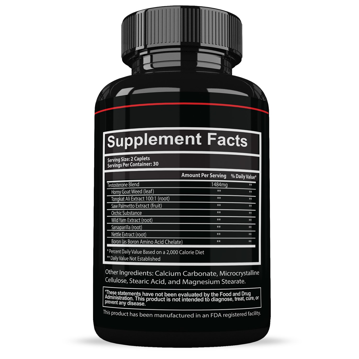Prime Labs Men's Testosterone Booster (60 Caplets) - Natural Stamina, Endurance and Strength Booster - Fortifies Metabolism - Promotes Healthy Weight Loss and Fat Burning - Image 3