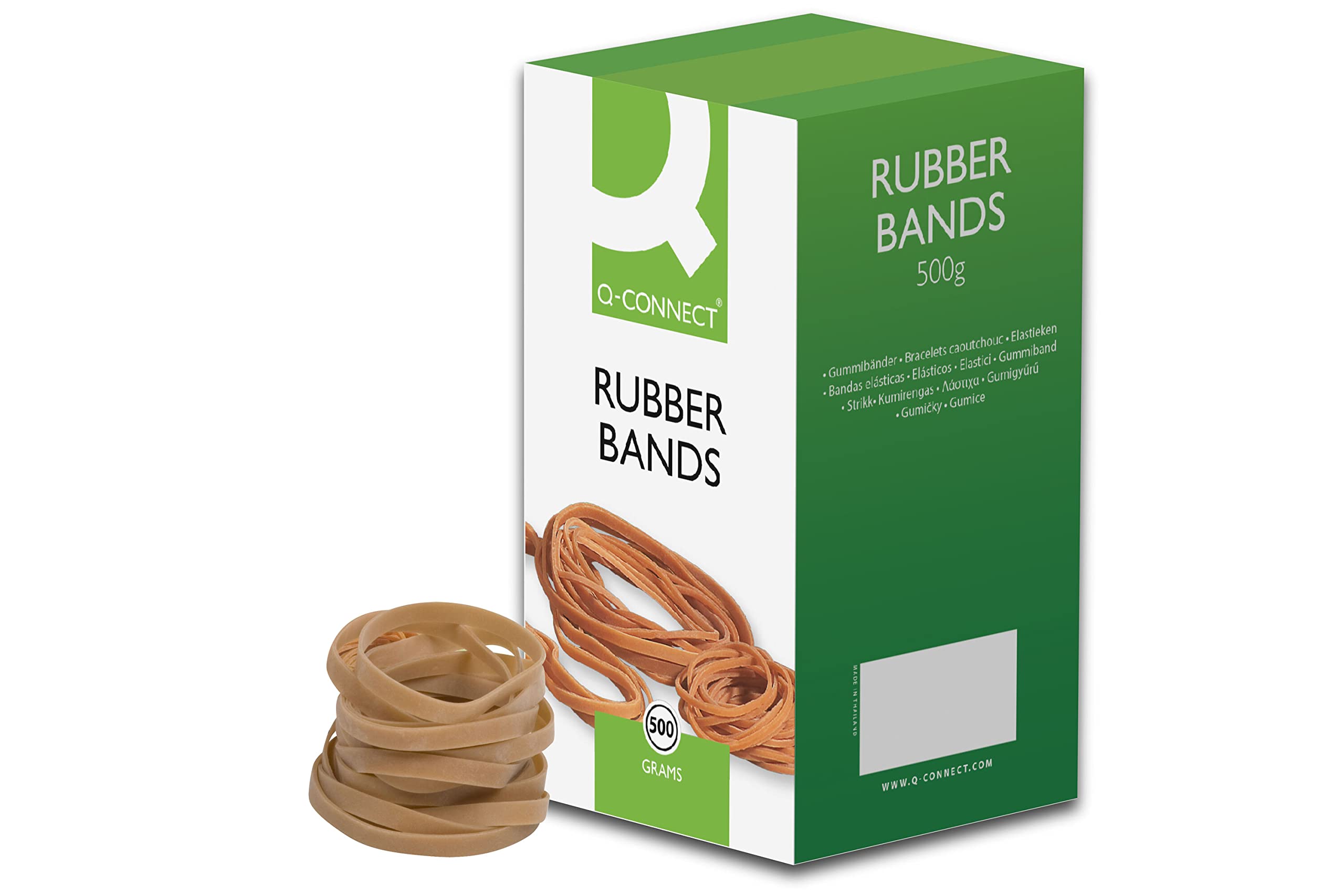 Q-Connect Rubber Bands No.64 88.9 x 6.3mm 500g KF10549