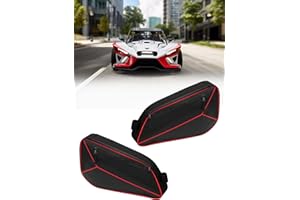 ZIDIYORUO Waterproof Side Storage Bags for Polaris Slingshot 2015-2023 Models | Dual Compartment Door Organizer with SBS Zippers, Special Fit for Polaris Slingshot SL S LE SLR GT Accessories (1 Pair)