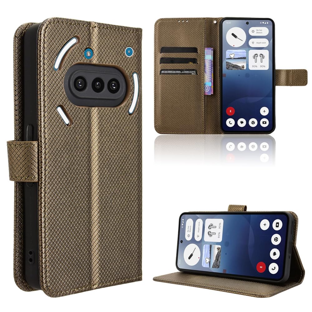 Elubugod Compatible with Nothing Phone 3A Leather