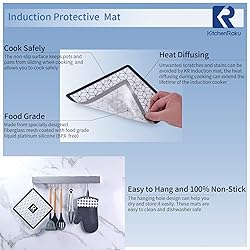 Induction Cooktop Protector Mat, Silicone Induction
