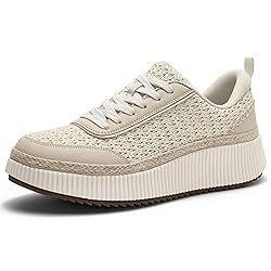 AIRHAS Women Espadrille Platform Sneakers Chunky