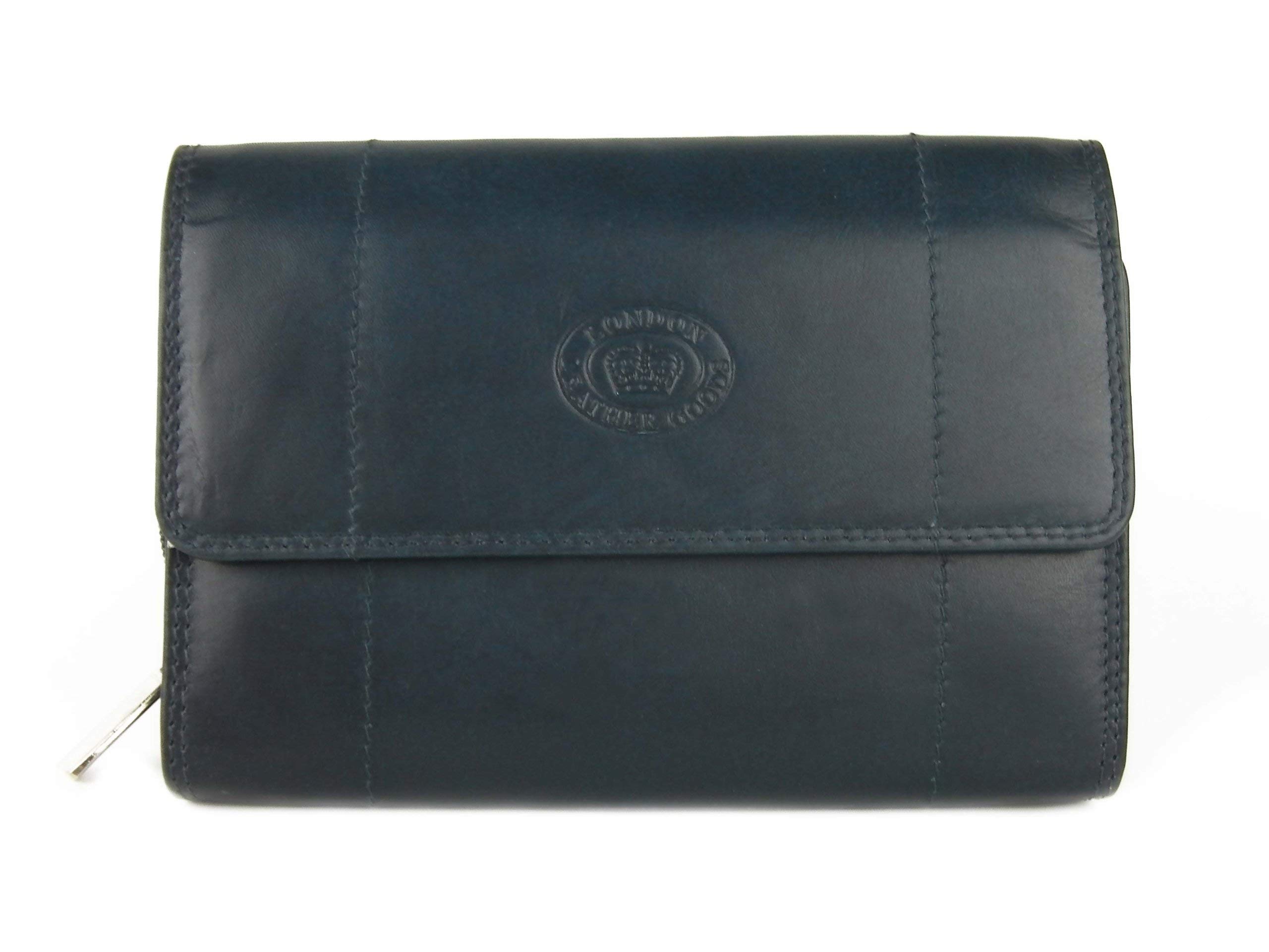 London Leathergoods Ladies Soft Leather Purse/Wallet 6 Colours Organiser