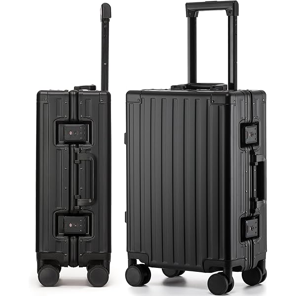Amazon.com | HotWay 20 Inch All Aluminum Carry On Luggage with