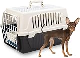 Ferplast Cat Carrier Small Dog Carrier Double Opening 48 x 32.5 x h29 cm view 1