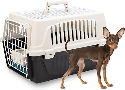 Ferplast Cat Carrier Small Dog Carrier Double Opening 48 x 32.5 x h29 cm