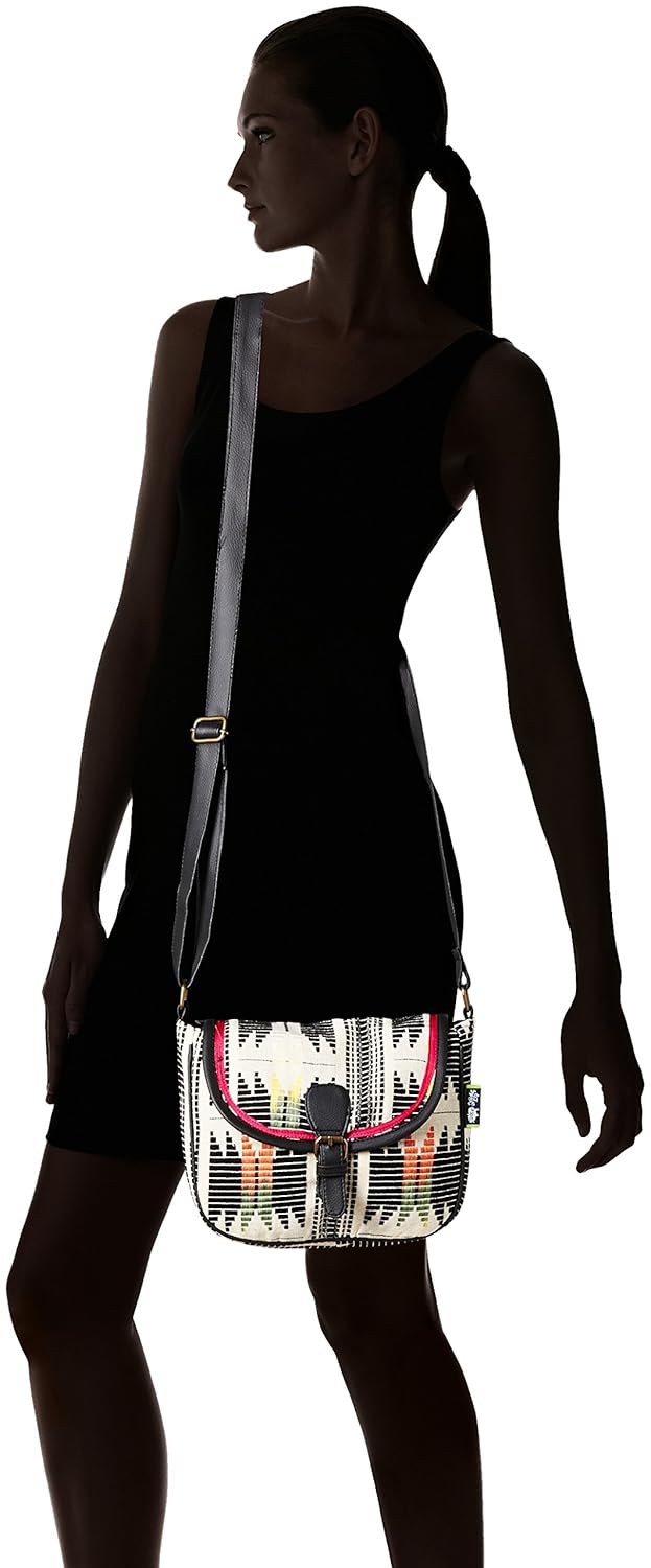 kanvas katha women's sling bag (multicolor) (kksljq027)