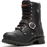 Harley-Davidson FOOTWEAR Mens Faded Glory Leather Riding Casual Boots Ankle