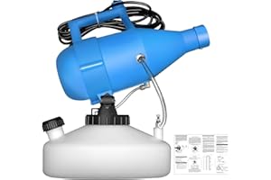 ZFULVO 4.5L(1.2Gallon) Portable Electric ULV Fogger Sprayer, 26-32ft Spraying Distance Atomizer Mist Rate 150-260ml/min Cold Fogger Machine, for Home,Hotel,Church,School,Lawn,Yard,Garden