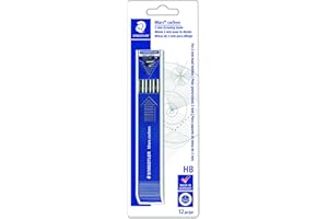 Staedtler Mars Carbon Lead, 12 x 2mm, HB (200-HB), Black