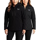 Reebok Womens Ski Jacket - Insulated 3 in 1 Inner Puffer Jacket - Wind and Water Resistant Outerwear Winter Coats for Women