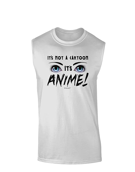 Tooloud Not A Cartoon Eyes Blue Muscle Shirt Tank Tops