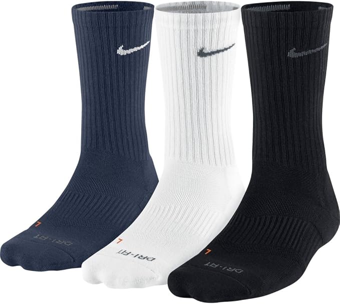 navy blue nike crew socks