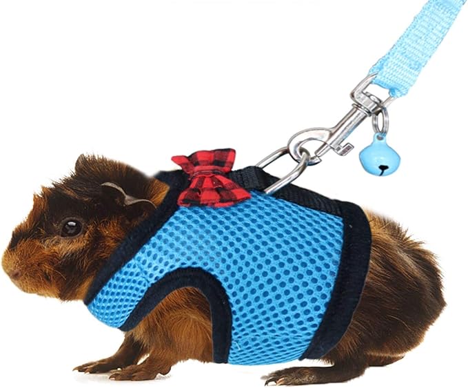 RYPET Guinea Pig Harness and Leash Soft Mesh Small Pet