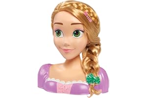 Disney Princess Rapunzel Styling Head, 14-Pieces, Pretend Play, Ages 3 Up