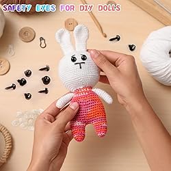Vanblue 260pcs 18mm Safety Eyes for Amigurumi with
