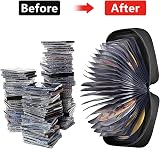 UENTIP Nylon CD/DVD Case Car Wallet 48 Discs Portable Zippered Organizer view 4