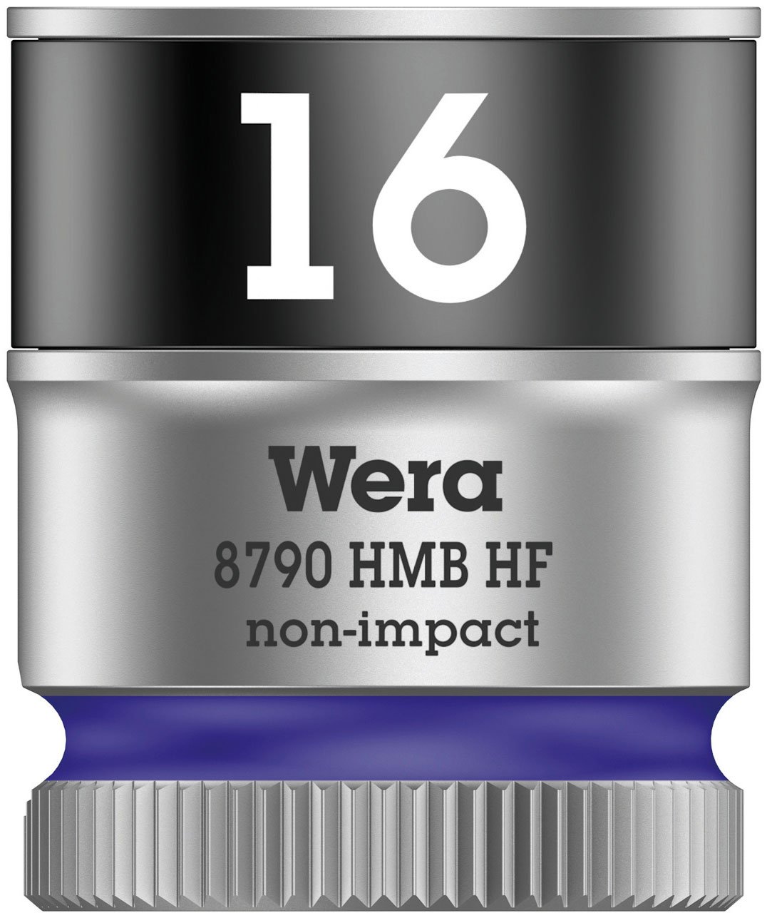 Wera 05003750001 8790 HMB Holding Function Zyklop Socket, Violet, 3/8-Inch, 16 x 29 mm