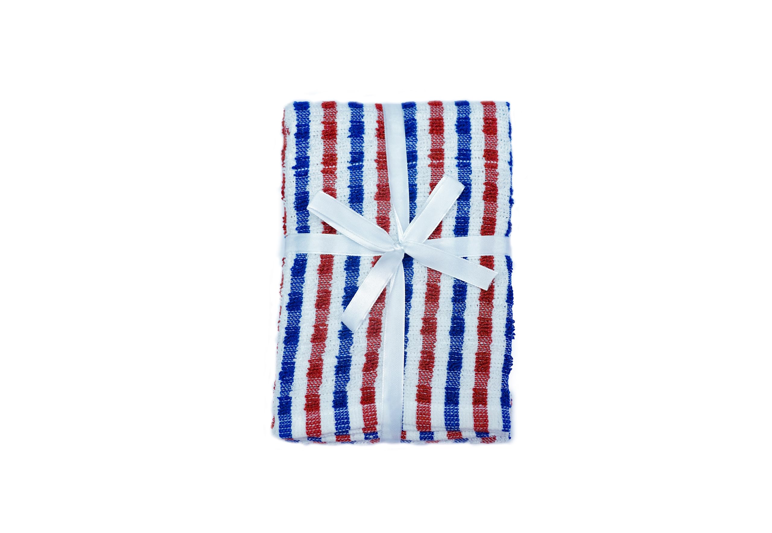 QUALITY HOME TEXTILES 100% CottonTerry Towelling Tea Towels with Hanging Loop | Pack of 3| Kitchen Hand Towels Dish Cloth Super Absorbent Soft Touch | Gift Packed Tea Towels (Multicolour)