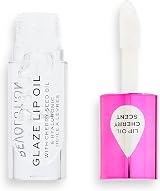 Revolution Beauty Glaze Lip Oil Nourishing Lust Clear 4.6ml London view 2