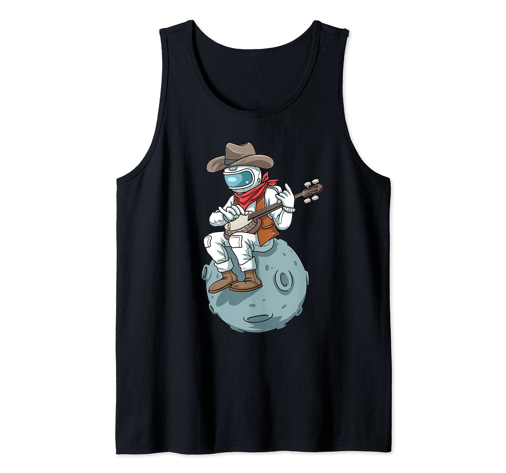Banjo Player Country Cowboy Banjo Music Bluegrass Banjo Tank Top