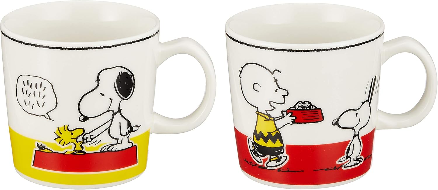 Peanuts ピーナッツ スヌーピー ペア マグカップ Sn571 2 13 ホーム キッチン Amazon Co Jp